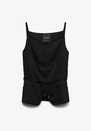 Vero Moda, GILETS VMLIEVE TAILORED WAISTCOAT - Veste sans manches - black