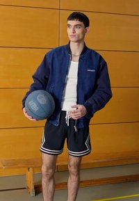 Jordan WOVEN DIAMOND SHORT - Korte sportsbukser - black/white