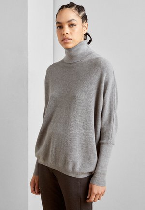 Lounge Rollneck Sweatshirt Grey Melange