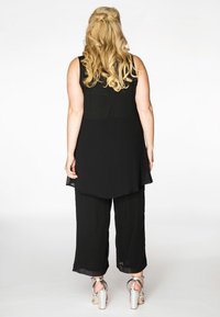 YOEK RUNDHALS VOILE - Top - black