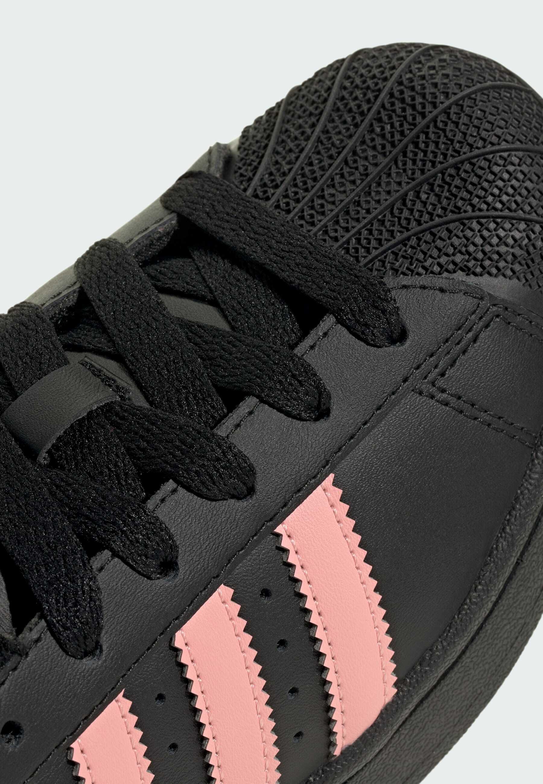 adidas Originals SUPERSTAR II UNISEX - Trainers - core black/glow
