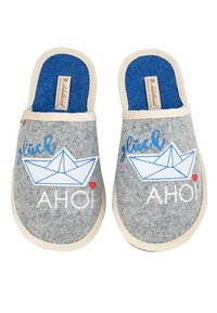 Adelheid Slippers - mausgrau