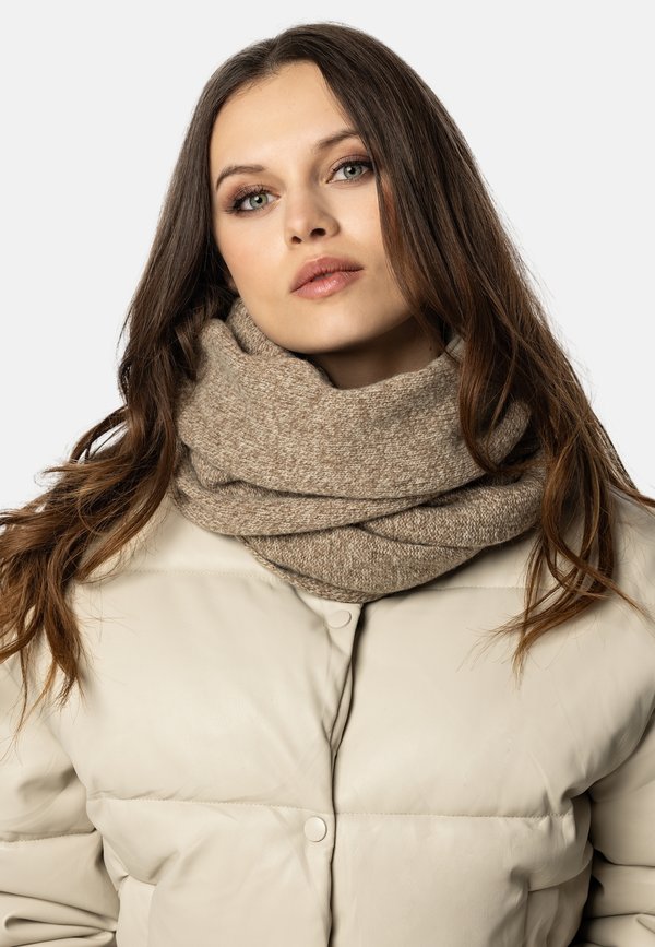 Schal - beige melange