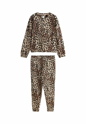 Next, SET - Nachtwäsche Set - leopard print