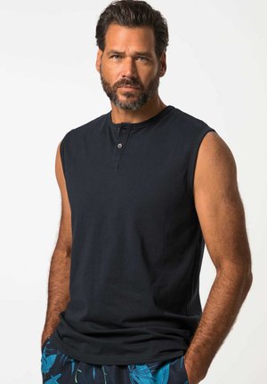 TANK BUTTON BAND - Top - navy blue