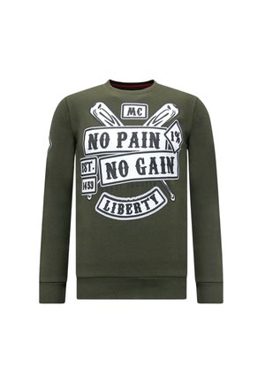 Local Fanatic, SWEATER PRINT - SONS OF ANARCHY - NW - GROEN - 11-6494 - Sweater - groen