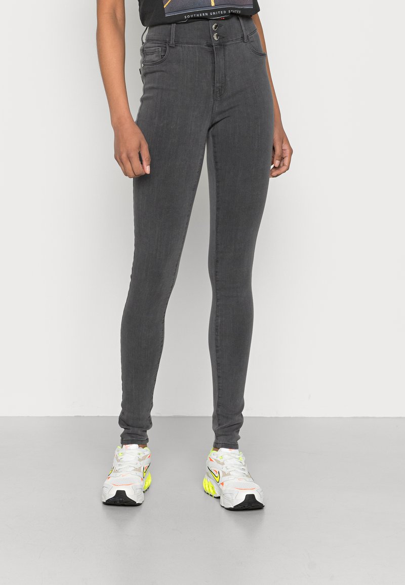 ONLY ONLRAIN BOX - Calças - grey denim
