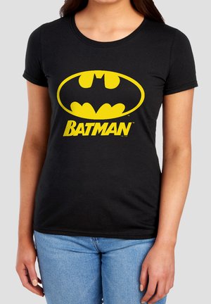 DC COMICS - BATMAN, BATMAN LOGO AND BATMAN - Print T-shirt - black