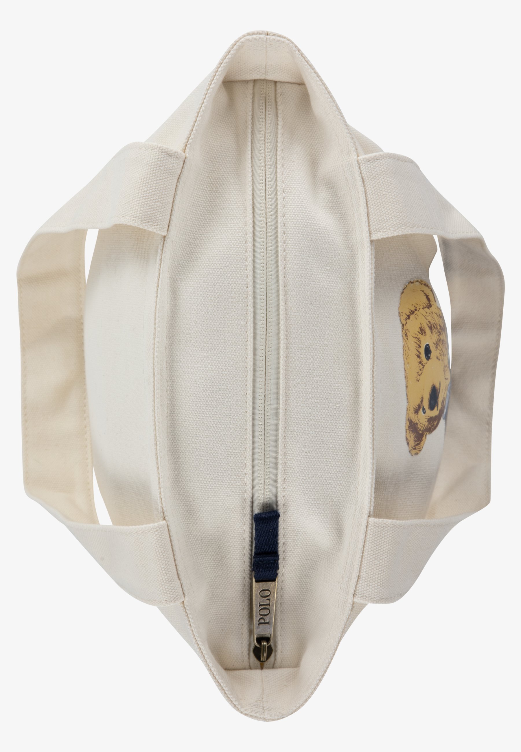 Polo Ralph Lauren BEAR TOTE - Geantă de mână - natural/bej