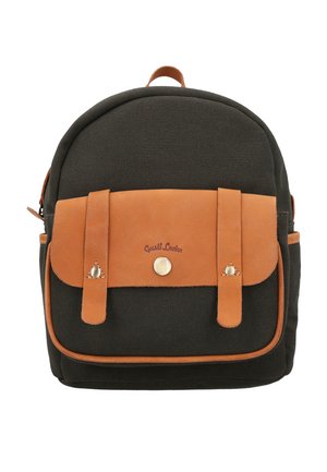 Gusti Leder, SMALL BACKPACK LIVA - Rucksack - grün, braun