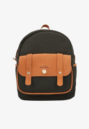 Gusti Leder, SMALL BACKPACK LIVA - Rucksack - grün, braun