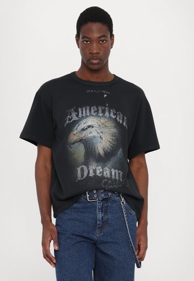 MISBHV AMERICAN DREAM - Μπλουζάκι με στάμπα - washed black