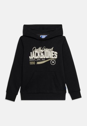 Jack & Jones Junior, JJELOGO SWEAT HOOD 2 COL AW26 SN JNR - Φούτερ με κουκούλα - black