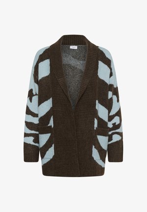 Saint Tropez, MALLIESZ OPEN CARDIGAN - Gilet - dark earth
