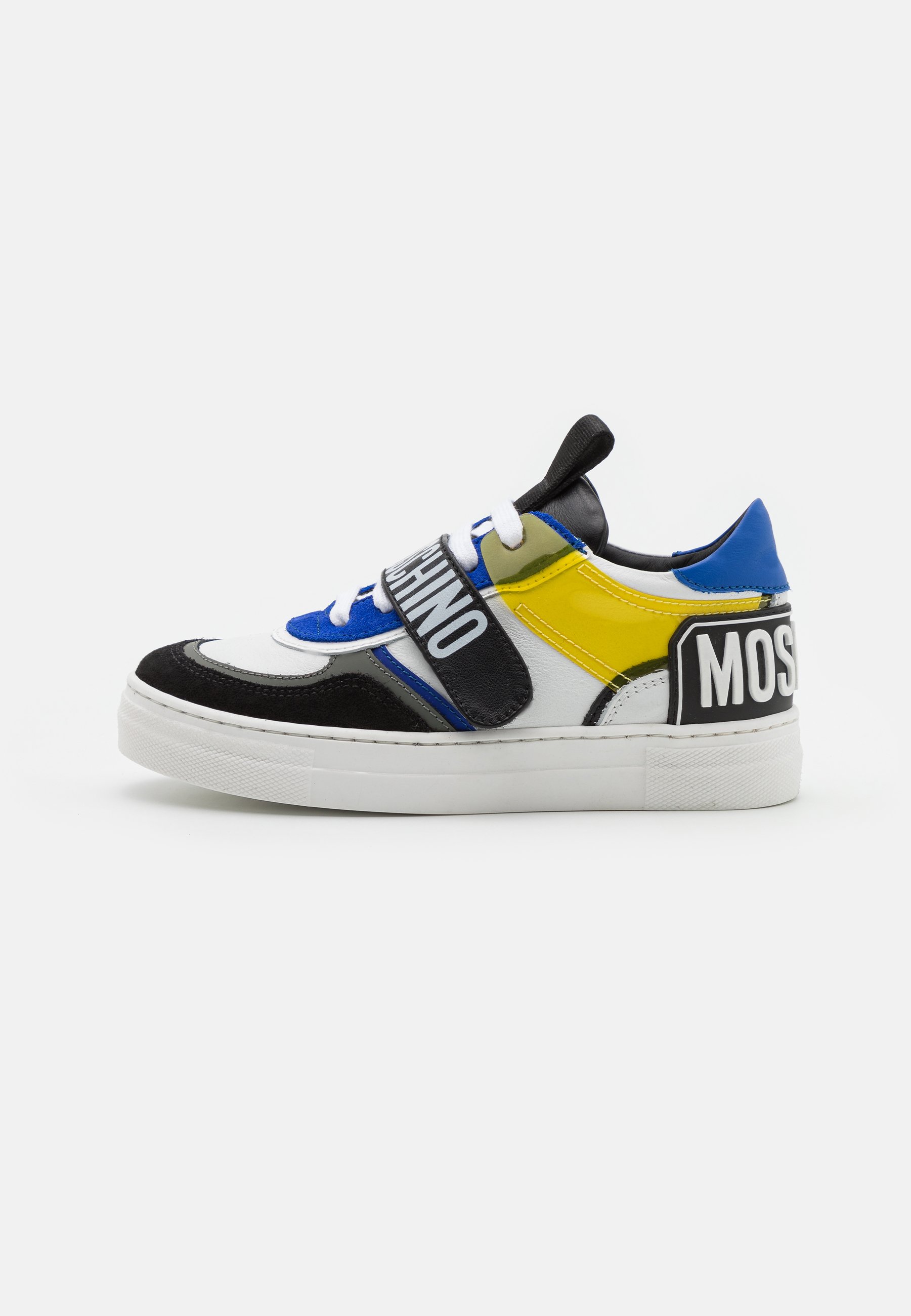 MOSCHINO UNISEX - Sneakers basse - black/white/bluette/yellow/multicolore -  Zalando.it