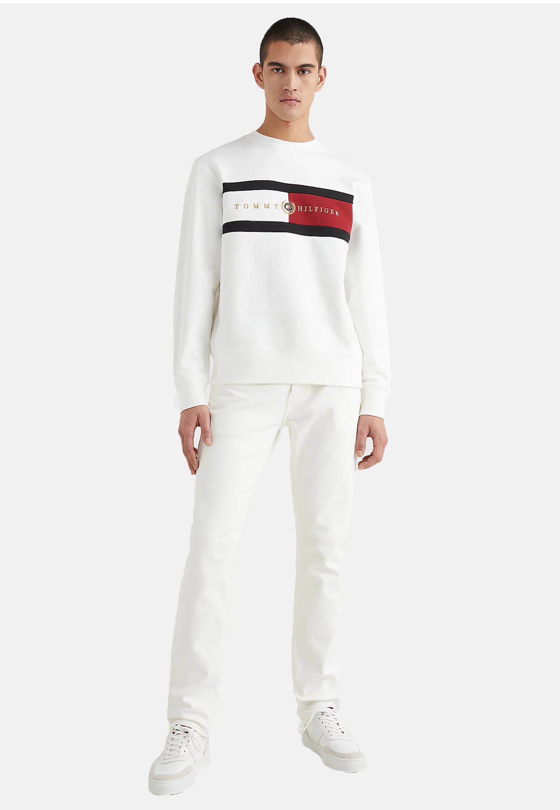 Tommy Hilfiger Felpa - ybr/bianco - Zalando.it