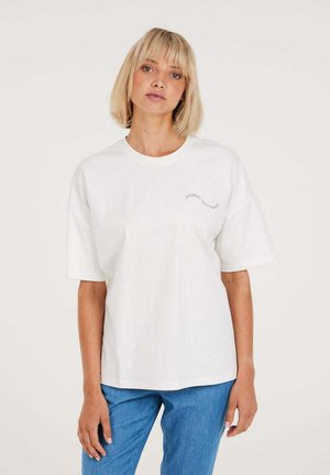 MIRELLA - T-shirt con stampa - seashelloffwhite
