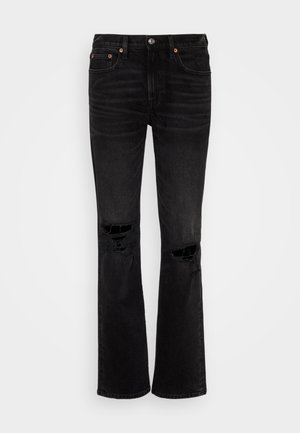 American Eagle LOW RISE BAGGY - Džínsy s rovným strihom - black wash