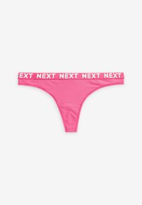 Next MONO PRINT RICH LOGO KNICKERS FOUR PACK - String - bright colours
