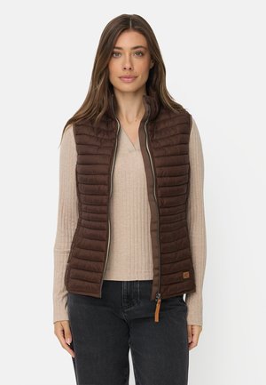 camel active, WINDDICHTE WESTE MIT ZWEI INNENTASCHEN - Weste - brown