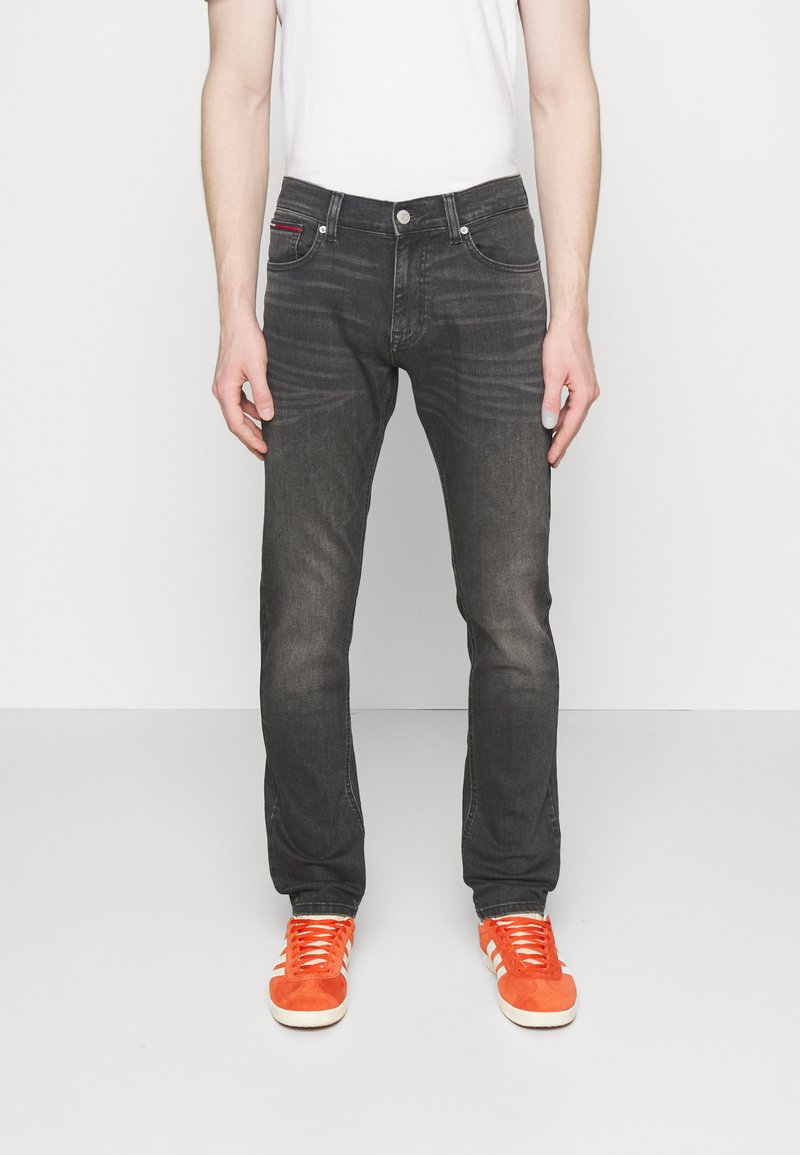 Tommy Jeans SCANTON - Džíny Slim Fit - denim black