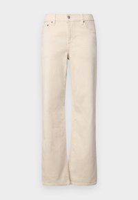 STRAIGHT FIT - Traperice ravnih nogavica - ecru denim