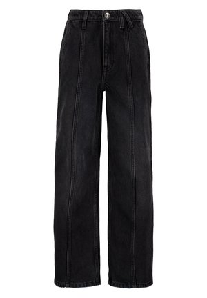 Straight leg jeans - washed black