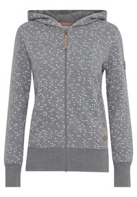 OXBeatrice - Mikina na zip - medium grey melange
