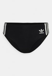 WIDE SIDE THONG - Tanga - black