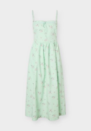 Abercrombie & Fitch, EMERSON 2.0 STRAPLESS MIDI - Kjole - light green