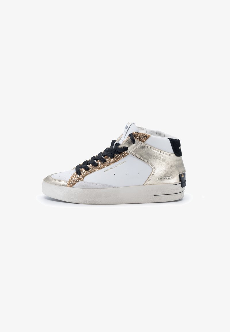 Crime London DELUXE MID - Scarpe skate - white