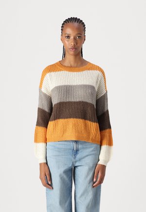 JDYBADUT PULLOVER - Trui - golden ochre