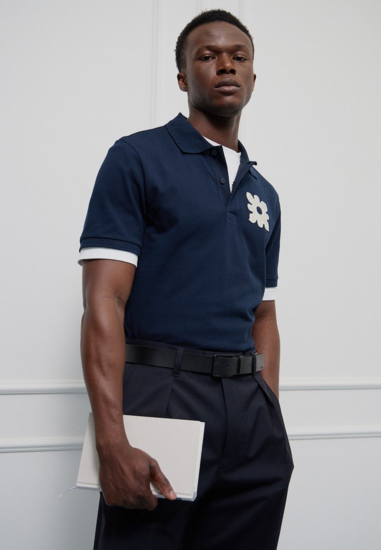 sandro Poloshirt blauw