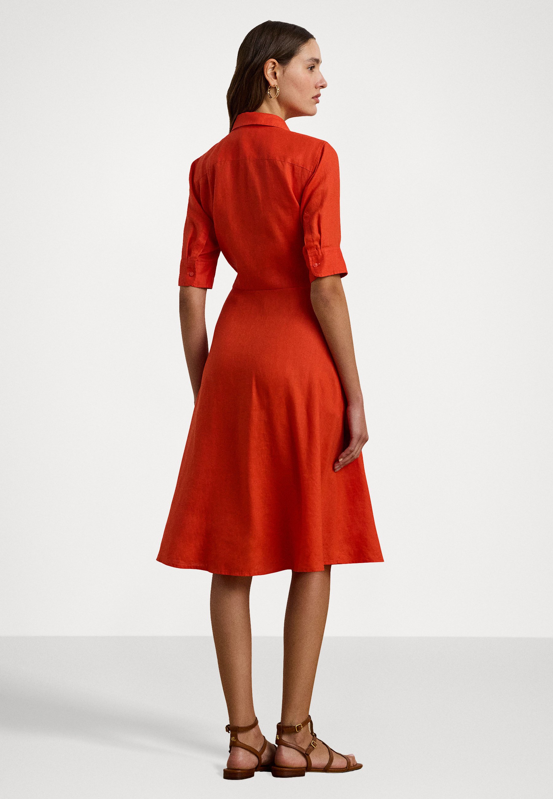 オールインワン・サロペット Lauren Ralph Lauren Hakan Short Sleeve Day Dress Lauren Ralph Lauren Hakan Short Sleeve Day Dress | THE LIST