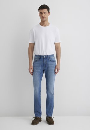 MARCUS - Straight leg jeans - mid s blue str