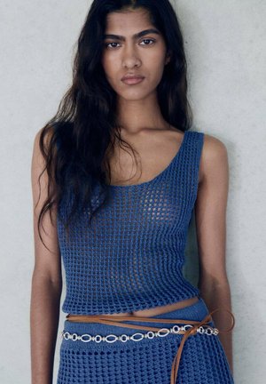 Top - blauw