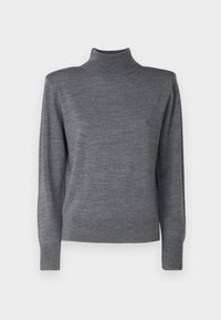 VIAGNES TURTLE NECK PULLOVER - Jumper - medium grey