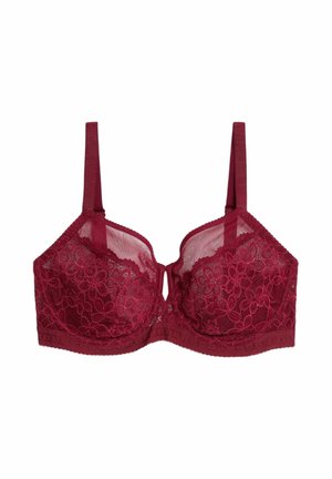 CLEO MINIMISER - Reggiseno con ferretto - dark red mix