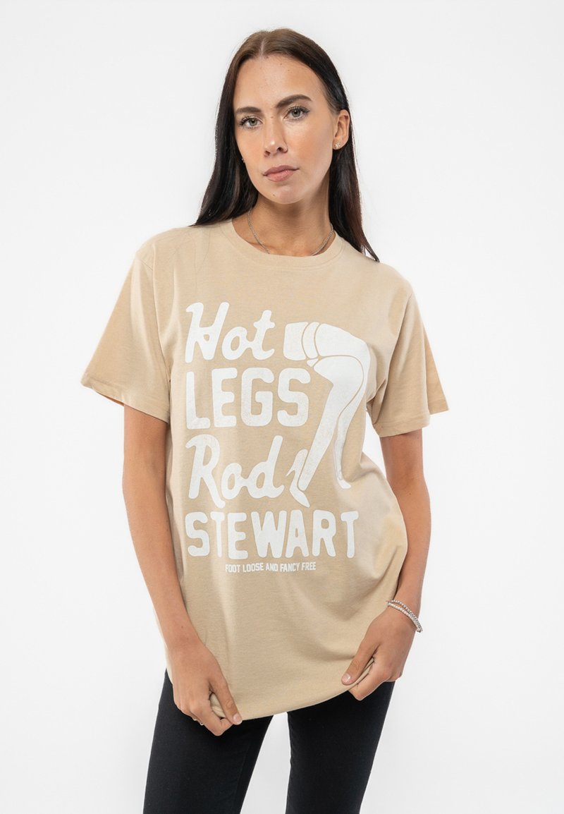 Paradiso Clothing ROD STEWART HOT LEGS - Print T-shirt - beige