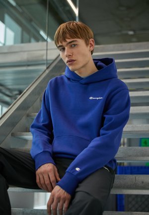 HOODED  - Hoodie - dark blue