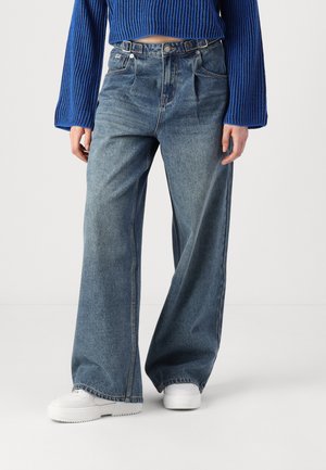 Wide leg - dirty denim