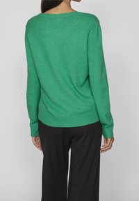 VILA Stickad tröja - green