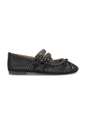 Ballerine con cinturino - black