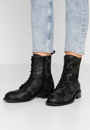 Bottines de cowboy / motard - black