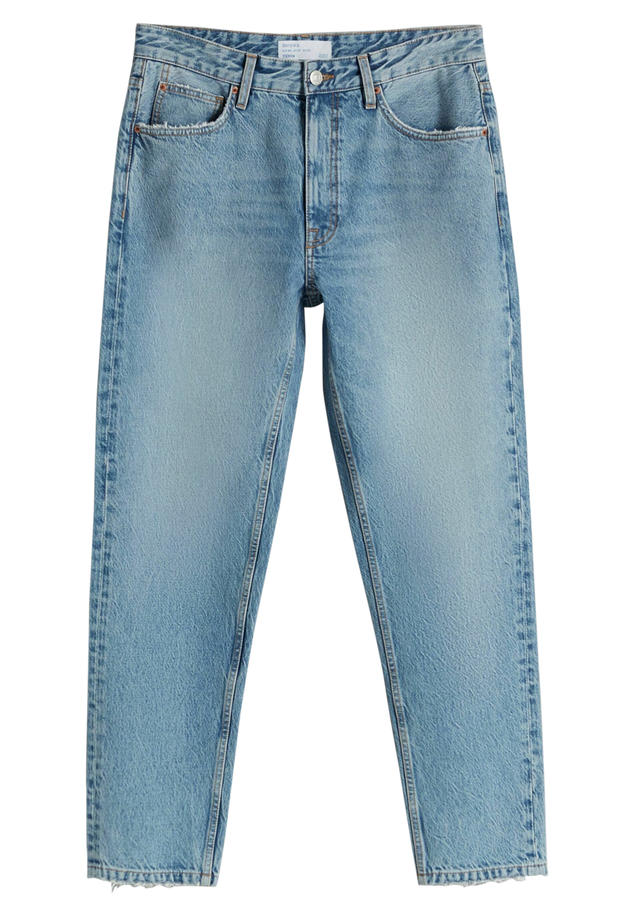Bershka STRAIGHT VINTAGE - Jeans Relaxed Fit - blue denim - Zalando.de