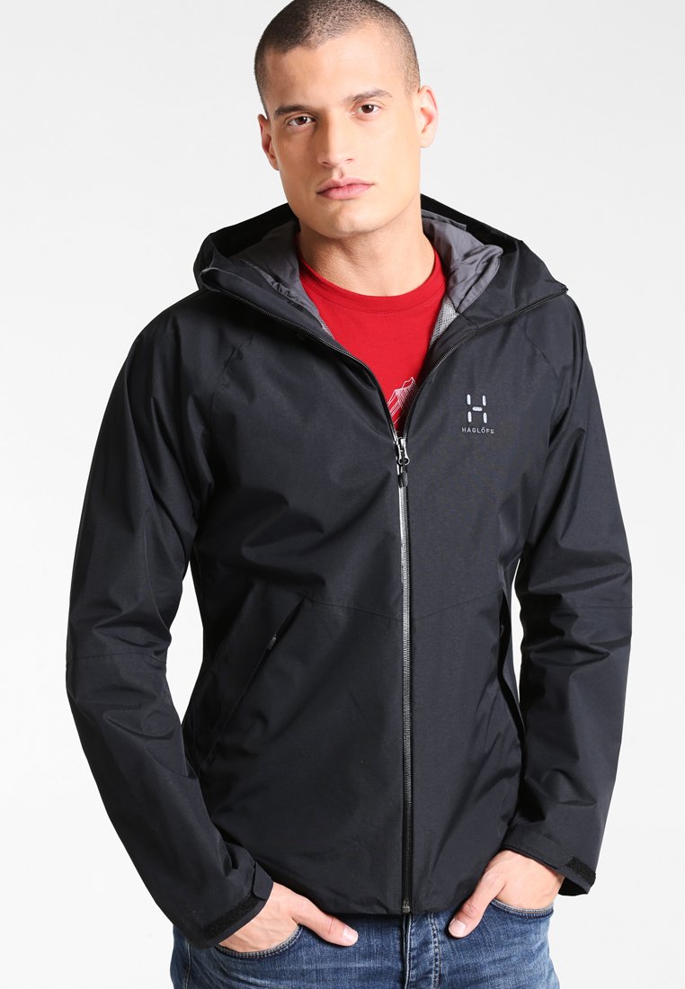 Haglöfs ESKER Hardshell jacket true blacksvart Zalando.no Haglöfs ESKER Hardshell jacket true blacksvart Zalando.no