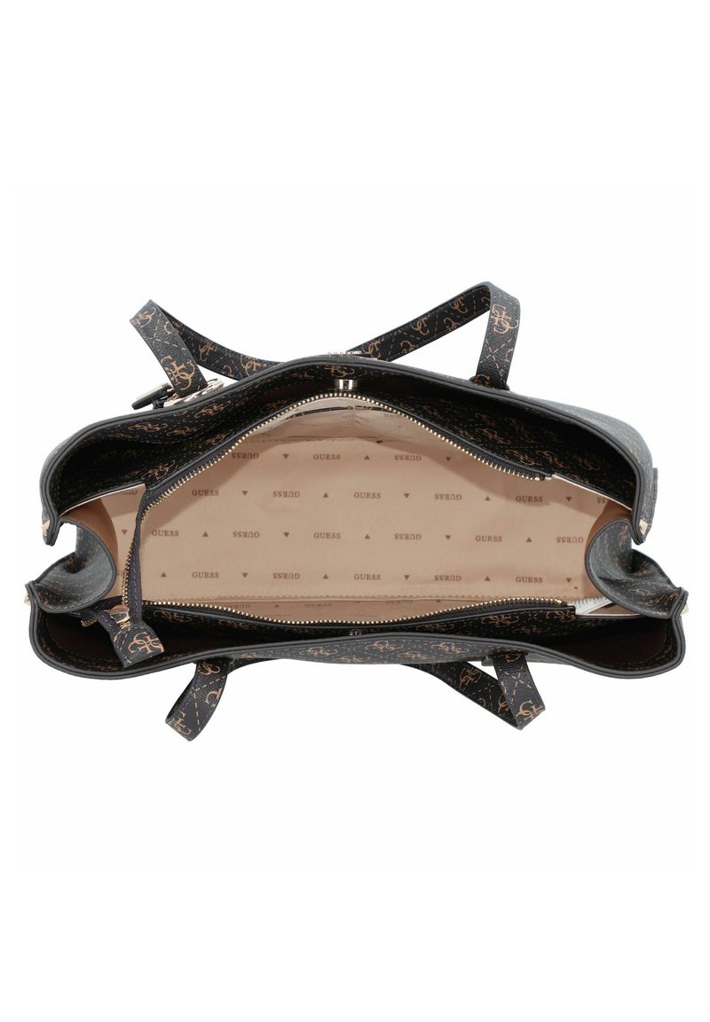 Guess MERIDIAN 42 CM - Shopping Bag - brown logo/braun - Zalando.de
