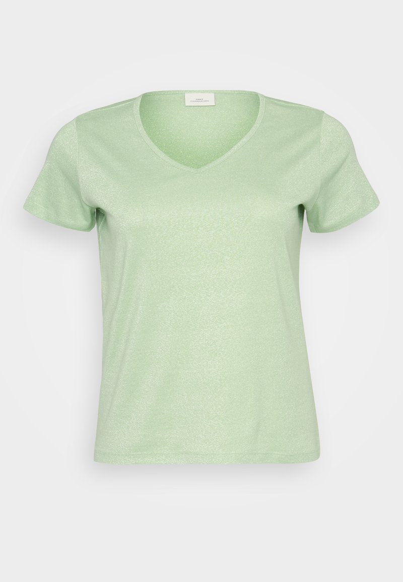 ONLY Carmakoma T-shirt print lichtgroen ONLY Carmakoma T-shirt print lichtgroen