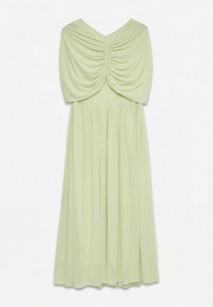Vero Moda, VMROSETTA CAPE DETAIL MAXI DRESS JRS EXP - Robe longue - celadon green