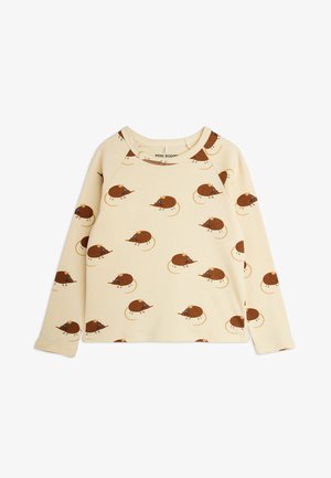 Mini Rodini, ELEPHANT SHREW TEE UNISEX - Блуза с дълги ръкави - beige